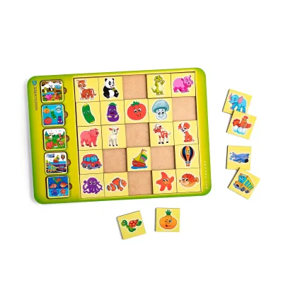 Wooden Sorter "Associations - Pictures" - educational toy