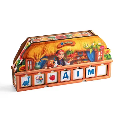 Wooden Educational Game "Rebus"