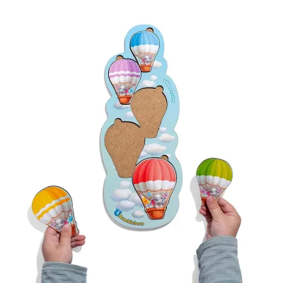 Wooden Bigger-Smaller Sorter "Elephants of Cappadocia" - educational toy