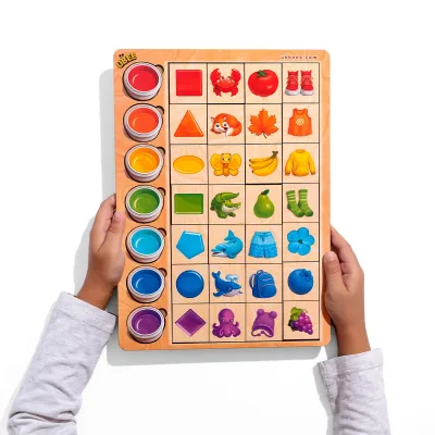 Wooden Sorter "Associations - Colors 3" - educational toy