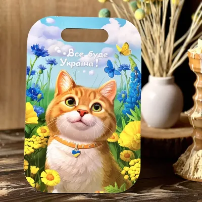 Сувенирная доска прямоугольная «Рыжий котик»