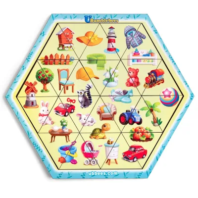 Wooden Puzzle "Assortment" - educational toy