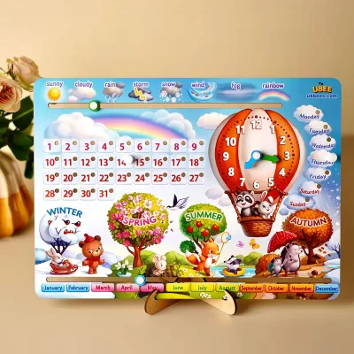 Calendar Game "Hot Air Balloon" (English)