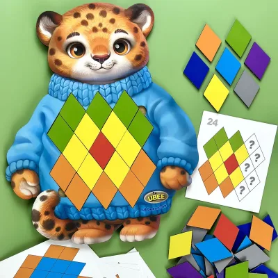 Mosaic with Cards "Cheetah"