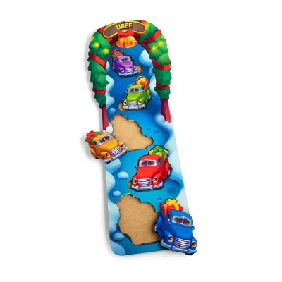 Wooden Inset Puzzles "New Year Cars"