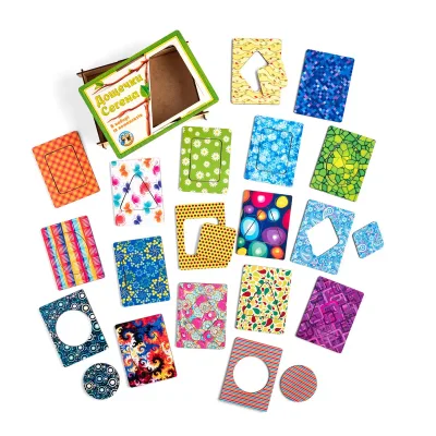 Wooden Sorter Puzzle "Seguin Boards: Patterns"