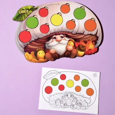 Mosaic with Cards "Mushroom"