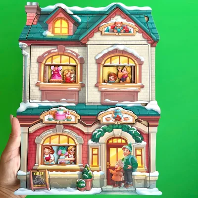 Shaped Puzzle "Toy Shop"