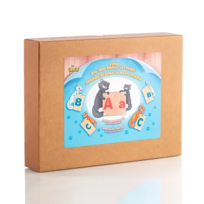 Learning Game "Cats with Letters: Match Uppercase and Lowercase"
