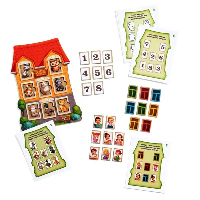 Wooden Sorter Puzzle "House of Tasks" - educational toy