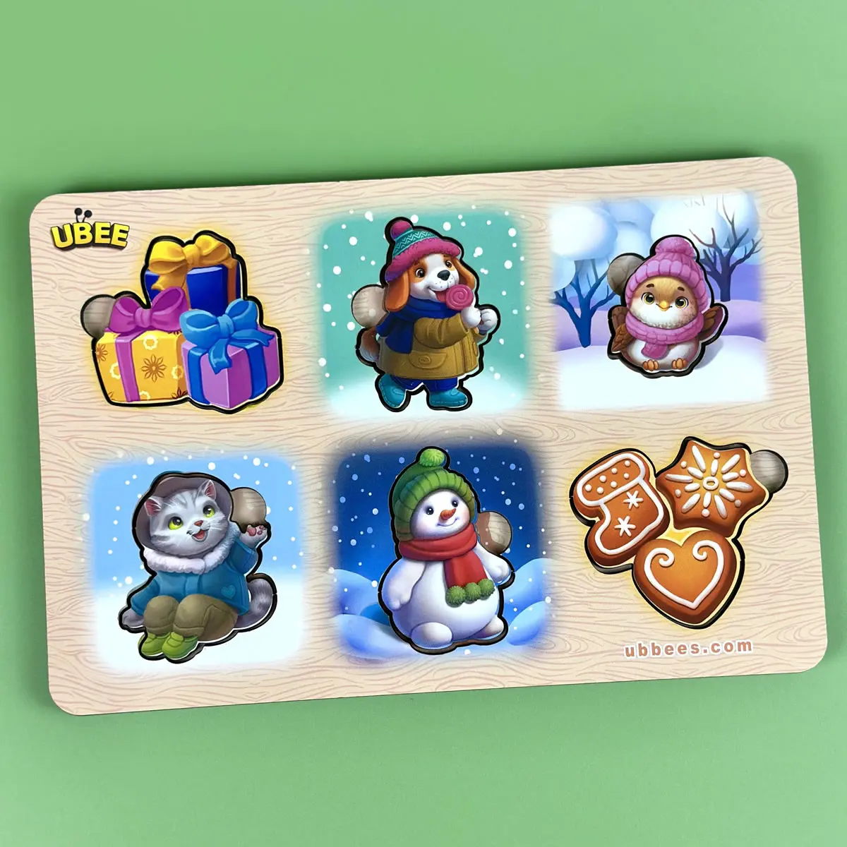 Зимові вкладки з фоном підказкою 2