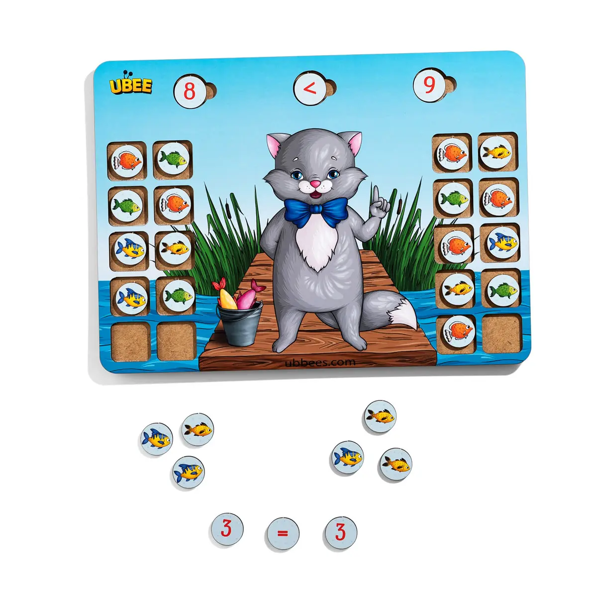 Розвиваюча гра "Вчений котик"