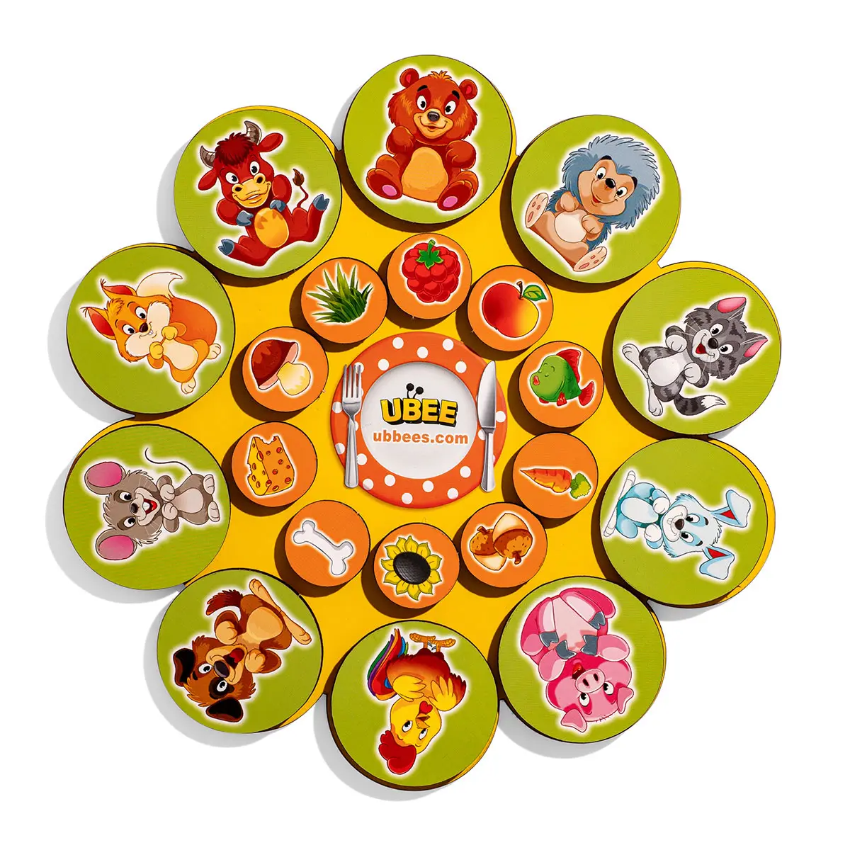 Гра на липучках - Хто що їсть