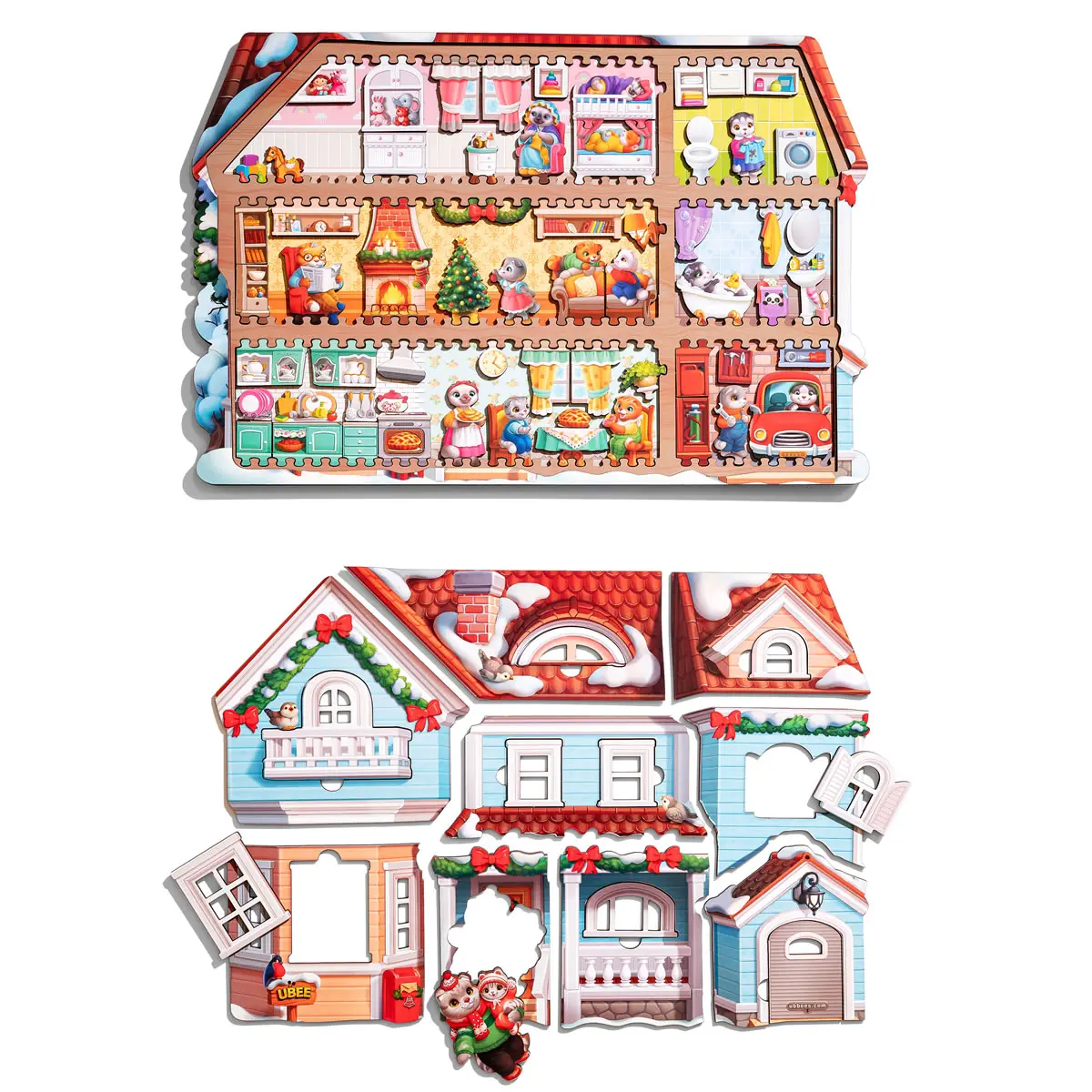 Котячий будинок фігурний